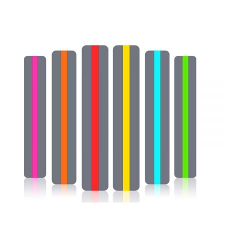 Tira de lectura de guía de colores - Tiras de lectura guía de colores para niños y maestros