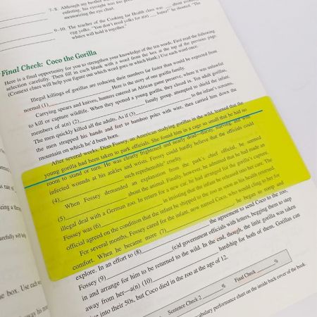 guided bookmark for dyslexia