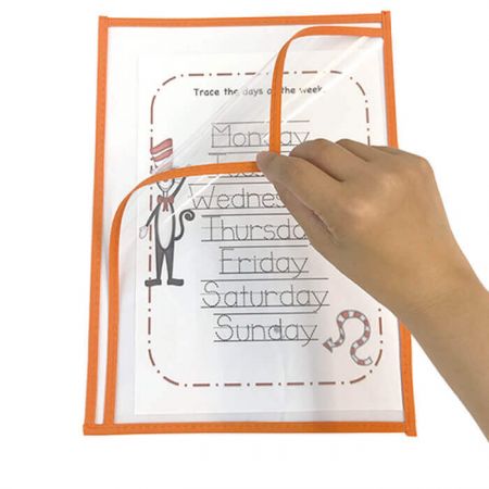 Карманы для стираемых маркеров с левой загрузкой