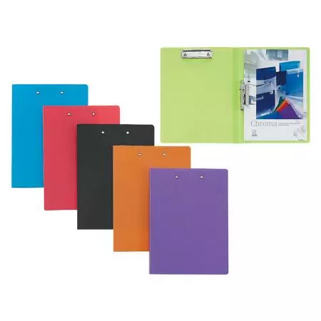 Spring Clip Folder - Custom no-punch clamp binder with custom logo for business