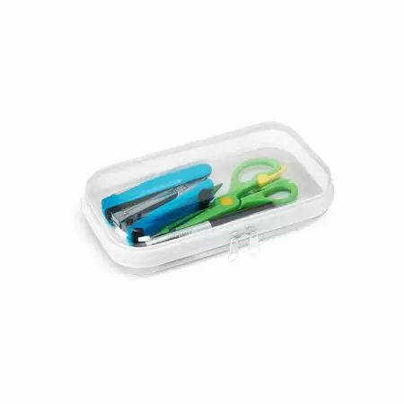 Clear Hard Zipper Case- S - Toy storage box