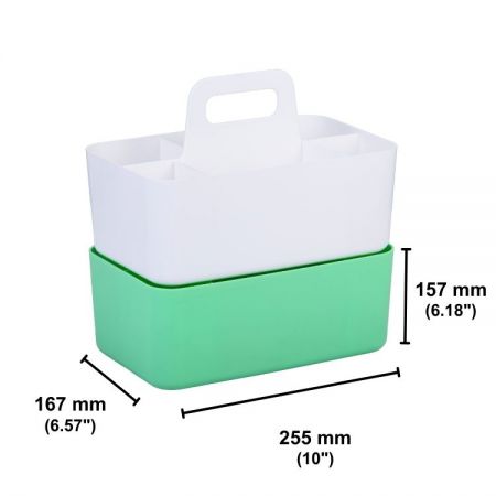 Caddy de rangement empilable pour fournitures d'artisanat pour enfants