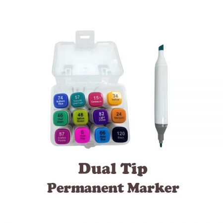 2-in-1永久マーカーOEM