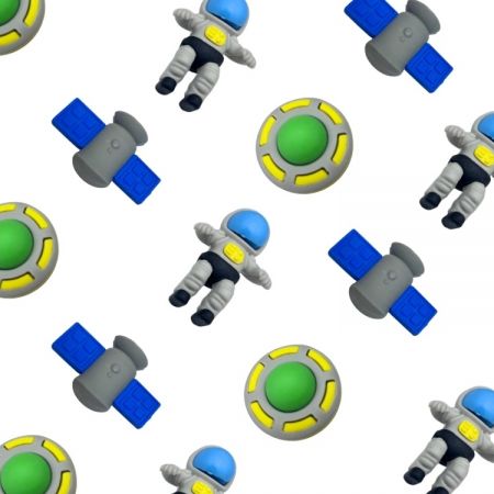 Мягкие резинки для стирания в форме космических объектов