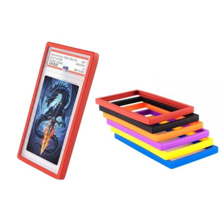 TPU Card Slab Frame - Silicone PSA Slab Protector Frame For Graded Card Shock Resistance