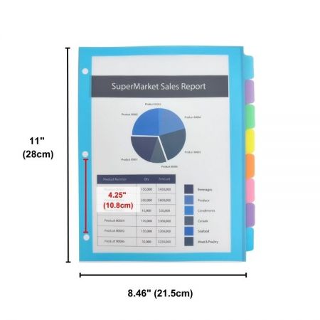 ตัวแบ่งหน้าต่าง PP แสดงเอกสารที่แทรกไว้อย่างชัดเจนเพื่อการจัดระเบียบแฟ้มที่มีประสิทธิภาพ.