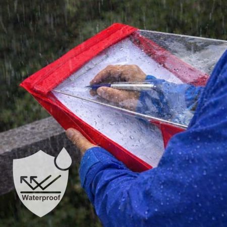 Customizable PVC weather resistant clipboard with PVC cover