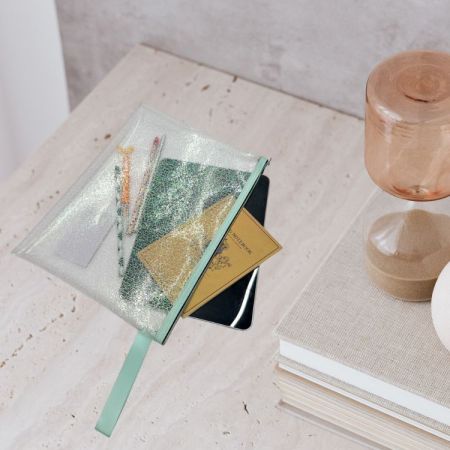 Bolsas de documentos con patrón metálico A4 para proveedores y distribuidores de papelería al por mayor.