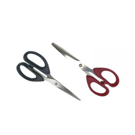 Tijeras de oficina - Tijeras de oficina multiusos al por mayor con hojas de acero inoxidable para papelería corporativa y suministros administrativos.