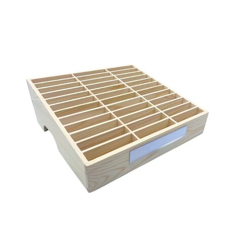 Tổ chức điện thoại bằng gỗ.