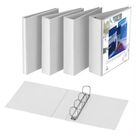 Vinyl View D-Ring Binder - D-ring mechanism holds 25% more material than comparable O-ring binders