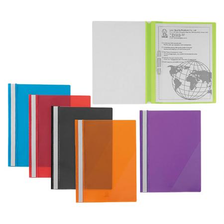 Vinyl Report Cover - Clear front and back covers, you can view the papers conveniently