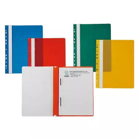 Vinyl Report Cover - Showcase your title page through the clear front cover