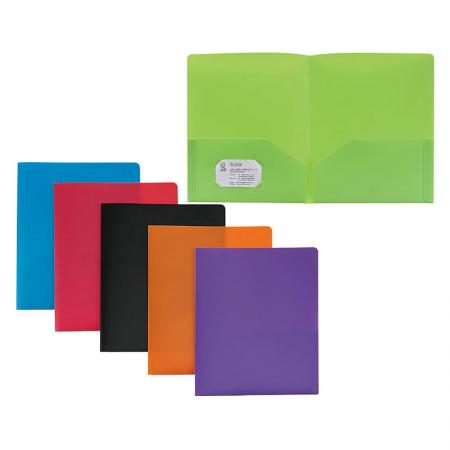 Two-Pocket Folder - Two internal storage pocket for dual size