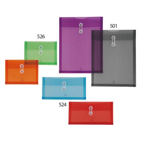 Gusset Envelope - String and frisbee closure