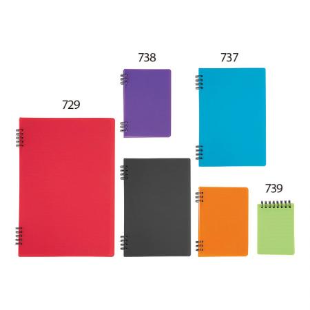 Spiral Notebook - Spiral Lock wire prevents coil snags