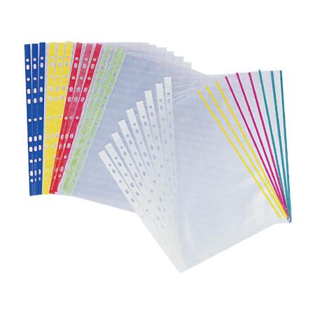 Color Rim Sheet Protector - Assorted color edges are perfect for reports and official documents