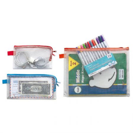 A6 Mesh Pencil Pouch, Expandable File Organizer - High Capacity, Easy  Paper Management