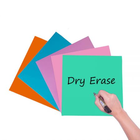 Dry Erase Square Sticker - These dry erase squares have an adhesive backing which allows them to paste to surfaces