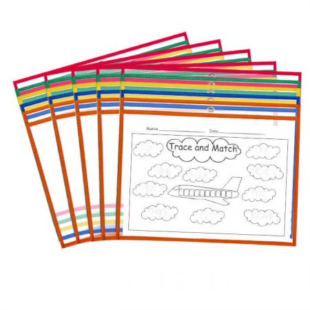 25 упаковок горизонтальных карманов для сухого стирания.