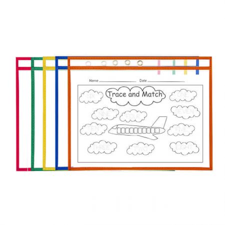 Набор из 5 горизонтальных карманов для стираемых маркеров