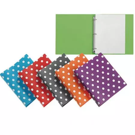 PP 3 Ring Binder - Polka Dot Ring Binder