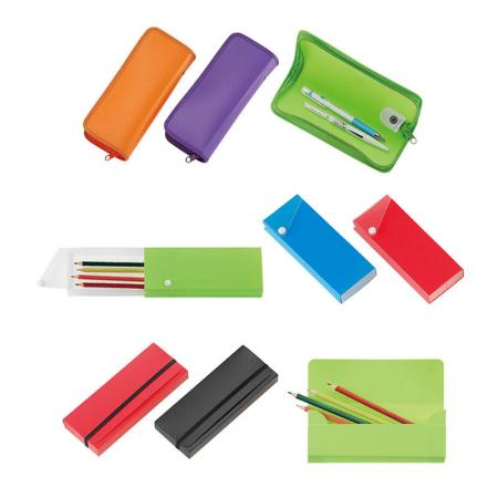 Estuche y bolsa para lápices. - Utilizado para guardar tus instrumentos de escritura más utilizados para un acceso rápido, así como tus lápices, marcadores y más favoritos.