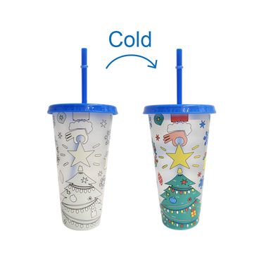 Color Change Cup- Plastic - Plastic Color Changing Cup