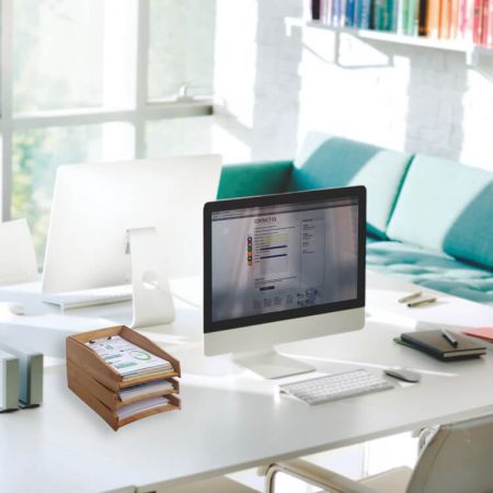 3段レタートレイデスクオーガナイザー