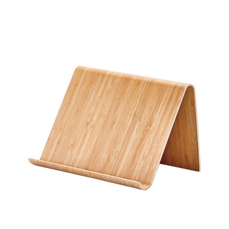 Support pour tablette en bambou - Le support pour tablette est idéal pour placer votre livre de cuisine préféré ou une recette sur la tablette pendant que vous préparez vos repas