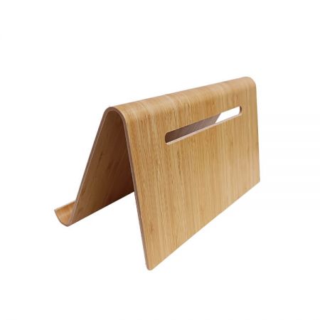 竹製の木製タブレットホルダー
