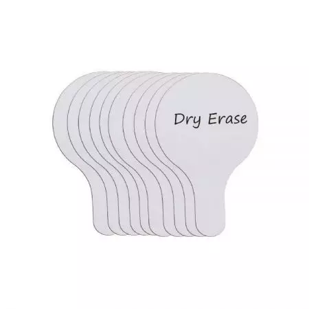 Round Dry Erase Paddle - A portable learning tool, ideal for kids to respond to questions, and quiz activities