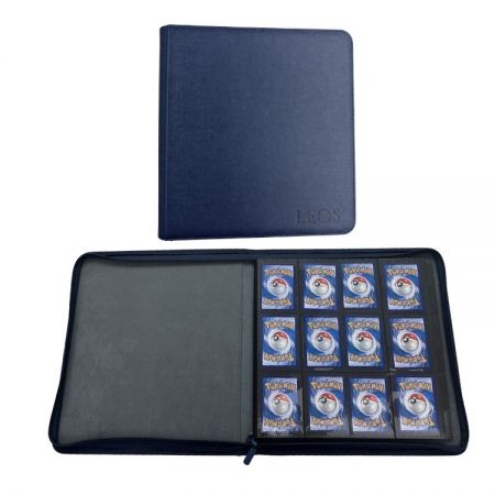 12 Pocket Binder - Custom 12-pocket trading card binder with zipper closure for bulk purchase