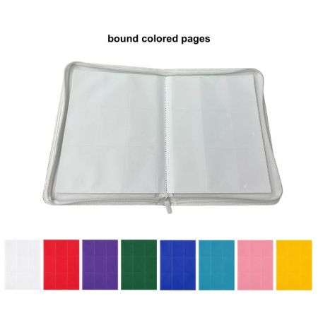 Bulk purchase 360-card album with side-loading pockets and custom embossed logo