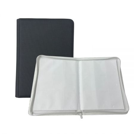 Colored Pages Card Binder - Custom colored card binder with nine inner-page colors for wholesale programs