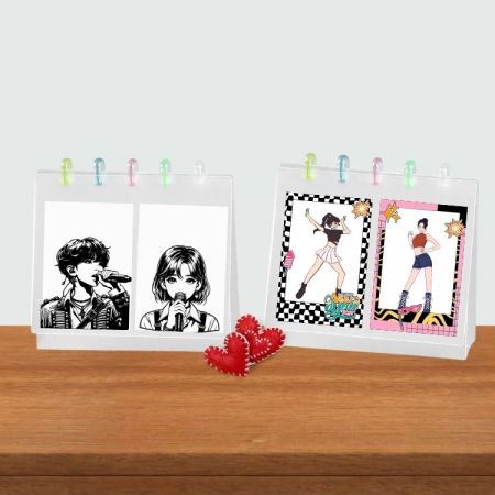 かわいいアイドルフォトカードストレージアルバム装飾