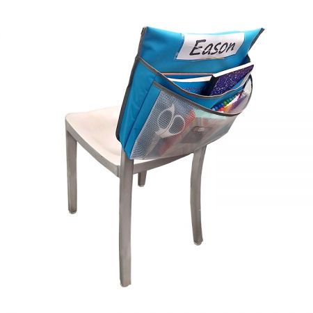 Custom Printed Chair Pockets with Name Tag Holder