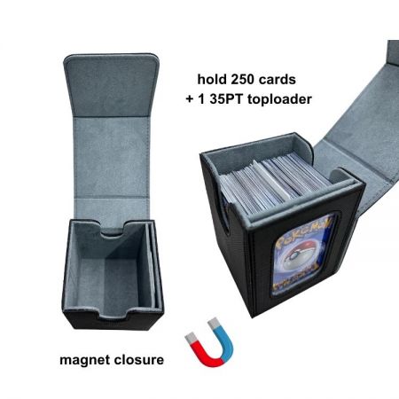 Side-loading display card box for bulk purchase orders in the professional gaming market.