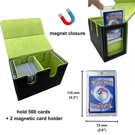 Double card storage box for wholesale TCG distributors and large-scale retail chains.