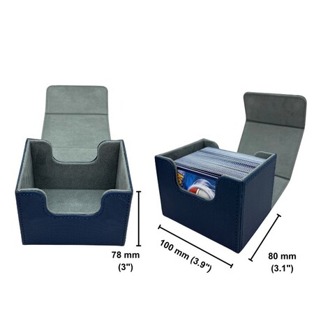 Scatola per mazzi di carte magnetica personalizzata con design orizzontale per approvvigionamento di accessori per carte da gioco in grandi quantità