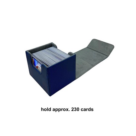 Fornitore di scatole per mazzi TCG in PU con chiusura magnetica e personalizzazione del logo a marchio privato