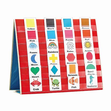 Desktop Learning Chart- L - The chart is self-standing and folds flat for storage Use both sides or lay flat for individual use