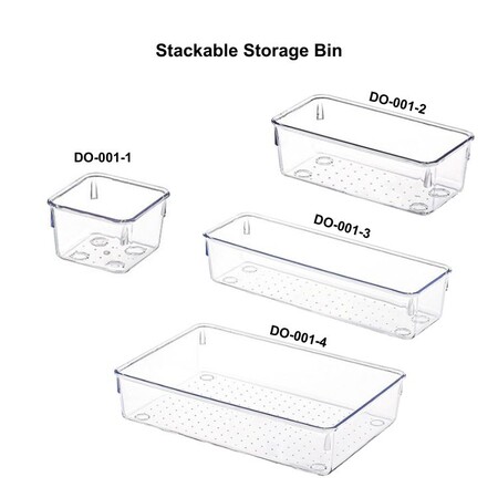 Acrylic drawer trays 15 pack engineered for OEM retail storage product lines