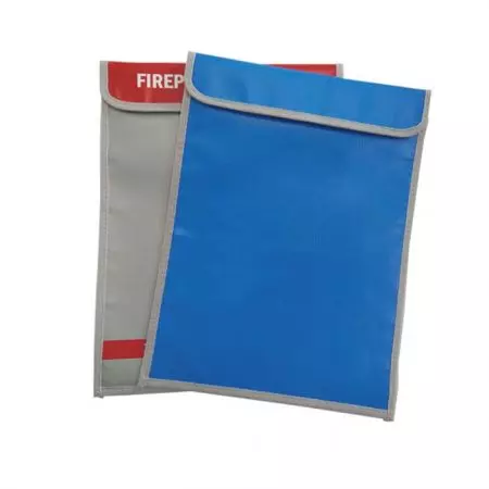Zipper Fireproof File Bag - Water and Fireproof Resistant