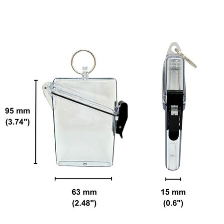 TAA compliant waterproof badge holder for wholesale identification.