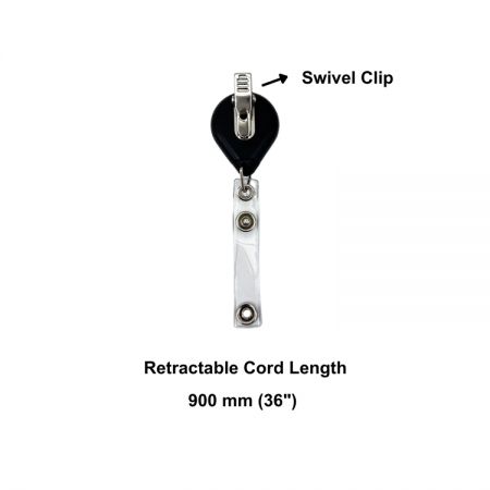 Reels de insignias con clip giratorio duradero para marketing profesional a gran escala e identificación.