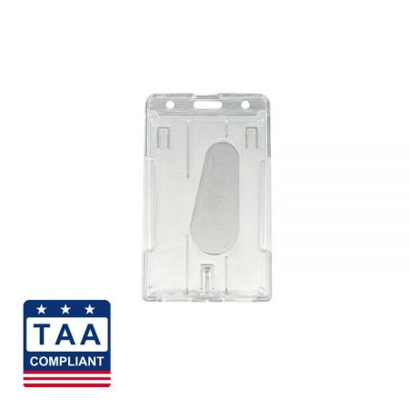 Soporte de tarjeta de plástico duro