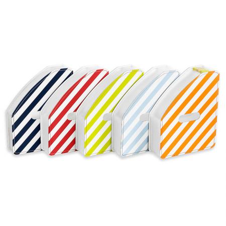 Vertical Expandable File - LE Stripes Vertical 13 pocket Accordion Expanding File