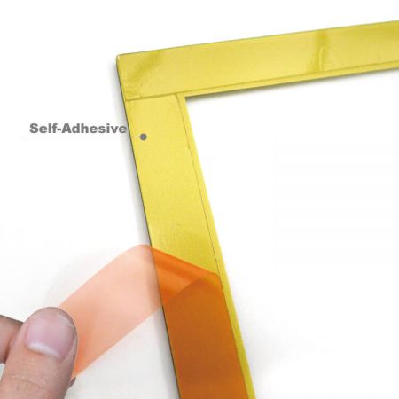 Cadre d'affichage magnétique A4 pour surfaces métalliques de bureau