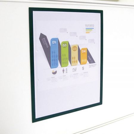 Adhesive & Magnetic Frame | Expandable File Organizer - High Capacity ...